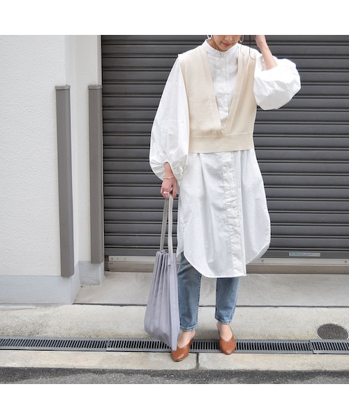 no brand（ノーブランド）の「[RE-ARRIVAL ]バルーンシャツOP（ワンピース・レディース・その他）」の6枚目の写真