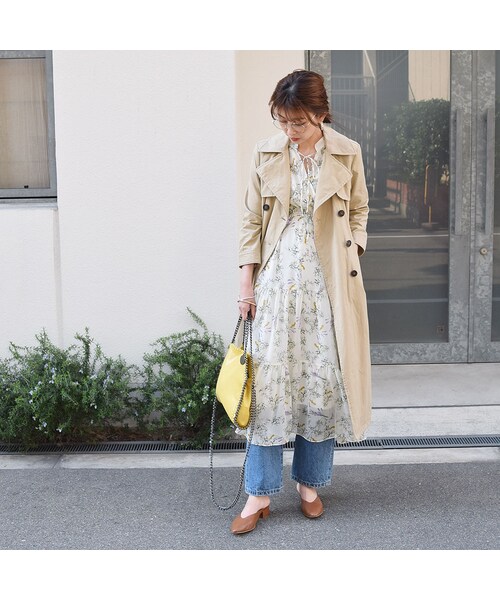 no brand（ノーブランド）の「フラワープリントシフォンOP（ワンピース・レディース・その他）」の9枚目の写真
