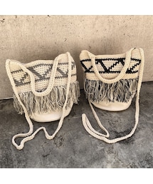 copine | 手編みかぎ編みショルダーバッグ/ハンドバッグ(2color)【クリックポスト対象商品】(ショルダーバッグ)