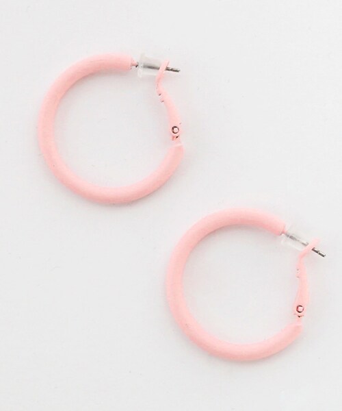 DHOLIC（ディーホリック）の「コーティングフープピアス（ピアス（両耳用）・レディース・ホワイト/イエロー/ピンク/オレンジ・FREE）」の3枚目の写真