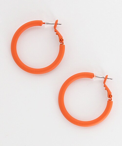 DHOLIC（ディーホリック）の「コーティングフープピアス（ピアス（両耳用）・レディース・ホワイト/イエロー/ピンク/オレンジ・FREE）」の4枚目の写真