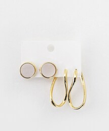DHOLIC | サークル&オーバルピアス2SET(ピアス（両耳用）)