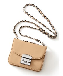 GRL | フラップチェーンスクエアショルダーバック(ショルダーバッグ)