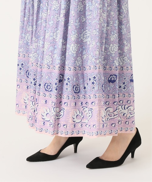 SLOBE IENA（スローブイエナ）の「《予約》更紗プリントスカート◆（スカート・パープル B/36/38/40）」の11枚目の写真
