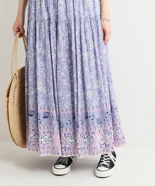 SLOBE IENA（スローブイエナ）の「《予約》更紗プリントスカート◆（スカート・パープル B/36/38/40）」の19枚目の写真