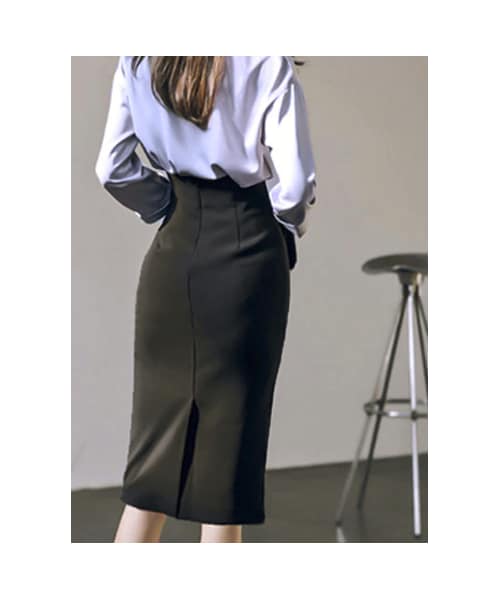 no brand（ノーブランド）の「セットアップ ハイウエスト タイト