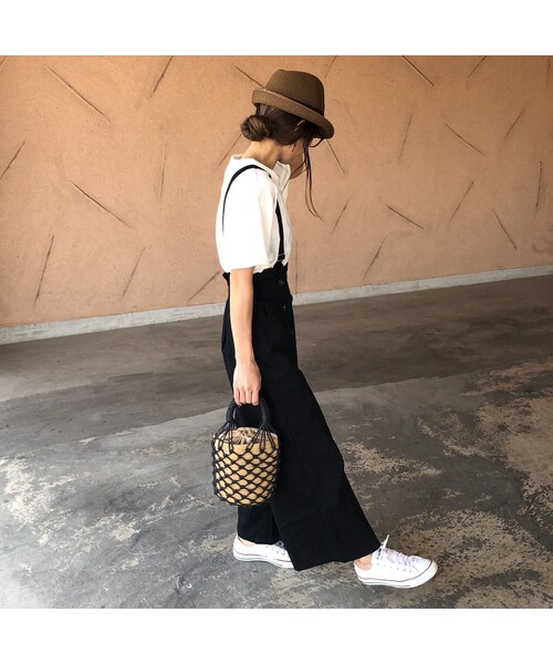 copine（コピン）の「【期間限定価格】サス付きフロントボタンハイウエストワイドパンツ(3color)【クリックポスト対象商品】（その他パンツ・レディース・その他）」の11枚目の写真