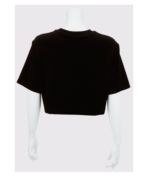 G.V.G.V.（ジーヴィージーヴィー）の「VELOUR RELAX TEE W/HEART（トップス・レディース・BLACK/PINK/BLUE・36）」の5枚目の写真
