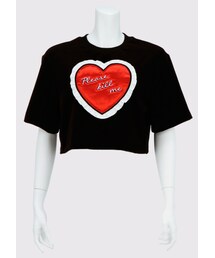 G.V.G.V. | VELOUR RELAX TEE W/HEART(トップス)