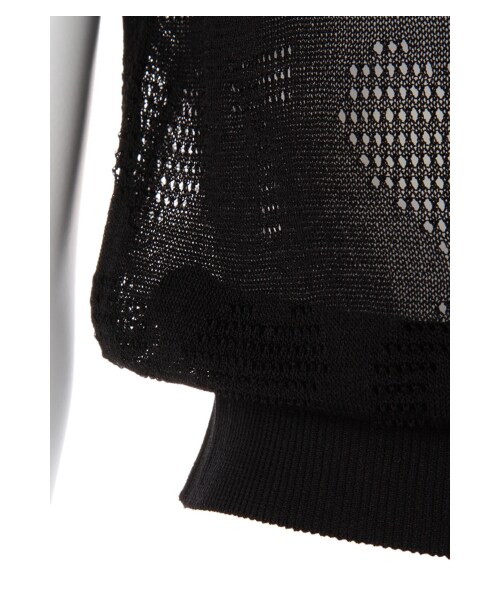 G.V.G.V.（ジーヴィージーヴィー）の「EYELET KNIT POLO COLLAR TOP（トップス・レディース・BLACK/YELLOW/RED・XS）」の8枚目の写真