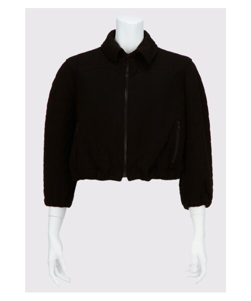 G.V.G.V.（ジーヴィージーヴィー）の「HEART QUILTED DRIZZER JACKET（その他・レディース・RED/BLACK・36）」の2枚目の写真