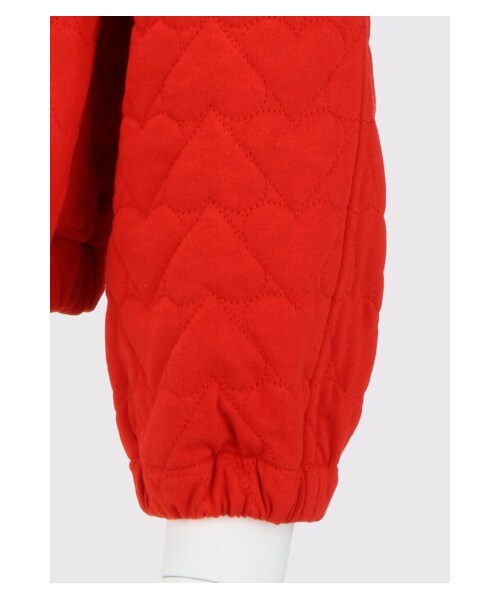 G.V.G.V.（ジーヴィージーヴィー）の「HEART QUILTED DRIZZER JACKET（その他・レディース・RED/BLACK・36）」の7枚目の写真