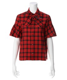 G.V.G.V. | SCHOOL CHECK BOW TIE BLOUSE(トップス)