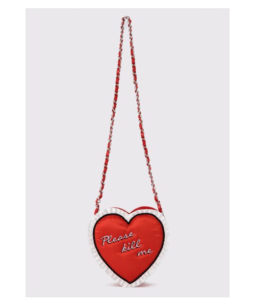 G.V.G.V.（ジーヴィージーヴィー）の「CUSHION HEART BAG（バッグ・レディース・RED/BLACK・o/s）」の3枚目の写真