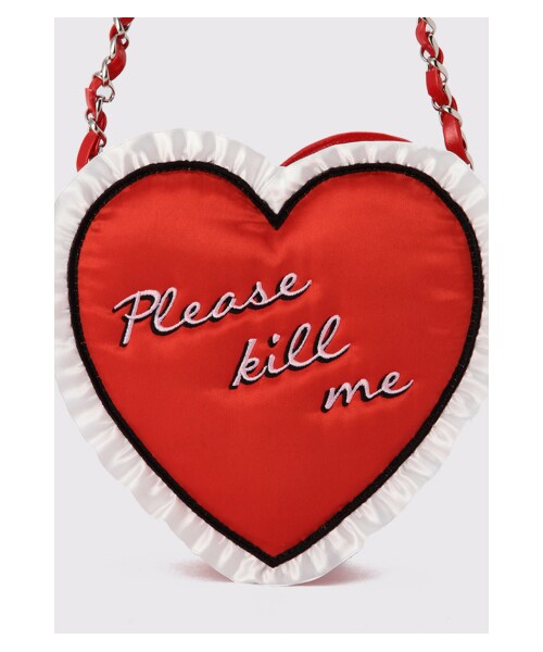 G.V.G.V.（ジーヴィージーヴィー）の「CUSHION HEART BAG（バッグ・レディース・RED/BLACK・o/s）」の5枚目の写真