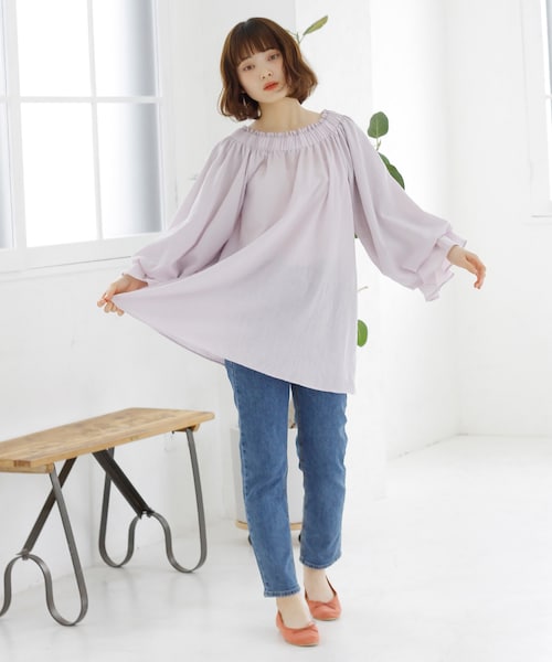 Crisp（クリスプ）の「スキニーデニムパンツ（デニムパンツ・レディース・ブルー・FREE）」の2枚目の写真