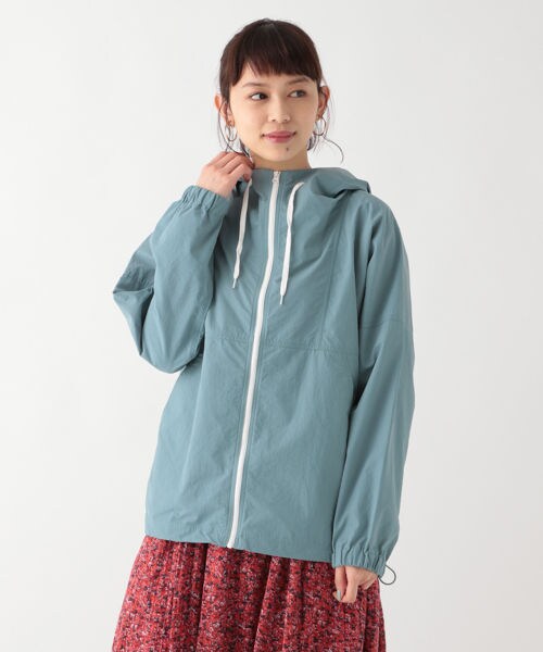 studio CLIP（スタディオクリップ）の「ナイロンスポーティブルゾン[WEB先行予約]（ジャケット/アウター・オレンジ/カーキ/ライトブルー）」の12枚目の写真