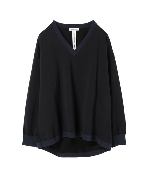 GARAGE OF GOOD CLOTHING（ガレージオブグッドクロージング）の「LOUCUS & BEYOND×GOGC V開き裏毛ビックシルエット（トップス・ホワイト/ブラック・F）」の7枚目の写真