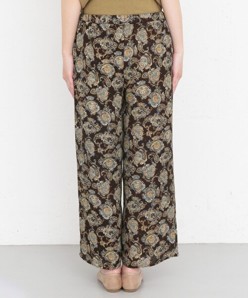 KBF+（ケービーエフプラス）の「KBF+ イージーウエストエスニックパンツ（パンツ・レディース・GREEN/IVORY/BROWN・one）」の12枚目の写真