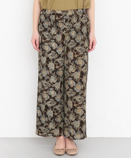 KBF+（ケービーエフプラス）の「KBF+ イージーウエストエスニックパンツ（パンツ・レディース・GREEN/IVORY/BROWN・one）」の10枚目の写真