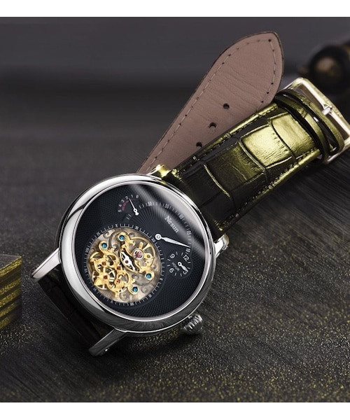 no brand（ノーブランド）の「NESUN 自動巻き 機械式腕時計 メンズ