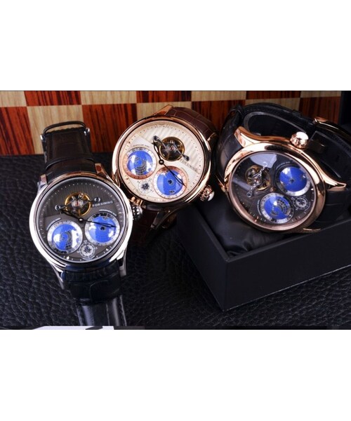 no brand（ノーブランド）の「Forsining トゥールビヨン 自動巻き 機械式腕時計 メンズ スケルトン（アナログ腕時計・メンズ・その他）」の15枚目の写真