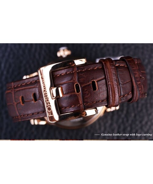 no brand（ノーブランド）の「Forsining トゥールビヨン 自動巻き 機械式腕時計 メンズ スケルトン（アナログ腕時計・メンズ・その他）」の13枚目の写真