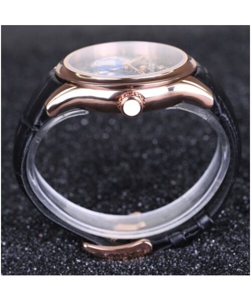 no brand（ノーブランド）の「Forsining トゥールビヨン 自動巻き 機械式腕時計 メンズ スケルトン（アナログ腕時計・メンズ・その他）」の5枚目の写真