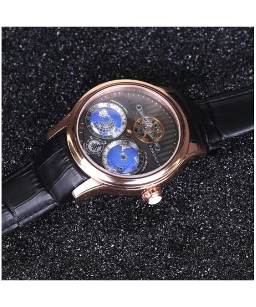 no brand（ノーブランド）の「Forsining トゥールビヨン 自動巻き 機械式腕時計 メンズ スケルトン（アナログ腕時計・メンズ・その他）」の4枚目の写真