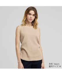 UNIQLO | ワッフルＴ（ノースリーブ）(Tシャツ/カットソー)