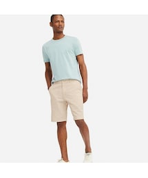 UNIQLO | リネンブレンドハーフパンツ（シャンブレー）(その他パンツ)