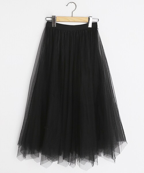 DHOLIC（ディーホリック）の「リバーシブルプリーツチュールスカート（スカート・レディース・ホワイト/グレー/ブラック/ピンク・FREE）」の2枚目の写真