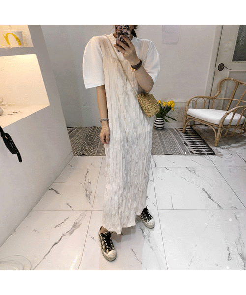 Miamasvin ミアマスビン の シワ加工ビスチェワンピース その他 Wear