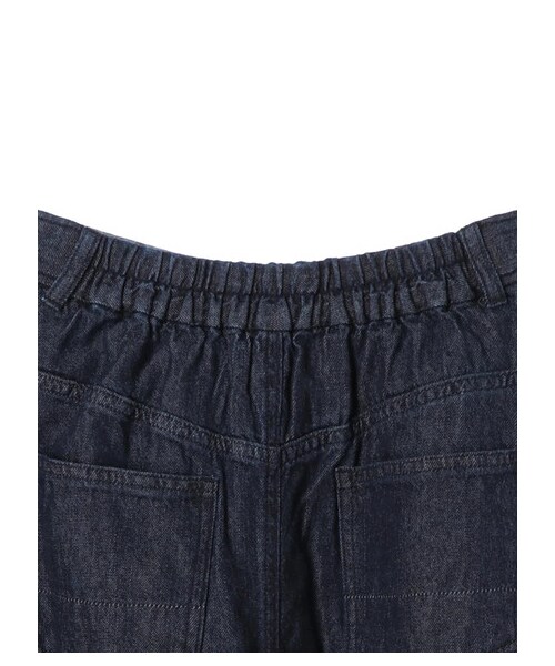 YECCA VECCA(イェッカヴェッカ)の「麻混カットオフロングフレアデニムスカート(スカート・インディゴ/ライトインディゴ・F)」の9枚目の写真