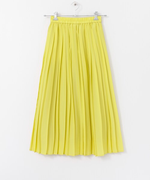 URBAN RESEARCH Sonny Label(アーバンリサーチサニーレーベル)の「プリーツロングスカート(スカート・レディース・オフ/ネイビー/イエロー・FREE)」の18枚目の写真