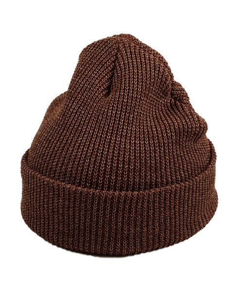 THE H.W DOG＆CO　ニット帽　ブラウン　ビーニー THE H.W. DOG & CO. （ザエイチダブリュドックアンドコー）の「THE
