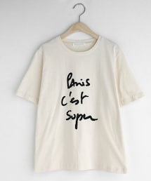 DHOLIC | レタリングショートスリーブTシャツ(Tシャツ/カットソー)