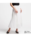 ユニクロ | プリーツロングスカート（丈標準80～84cm）(裙子)