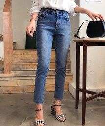 DHOLIC | スリムテーパードデニムパンツ(デニムパンツ)