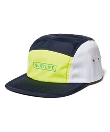 THE QUIET LIFE | THE QUIET LIFE ザ クワイエット ライフ / キャップ 帽子 / RANIER 5 PANEL CAMPER HAT - NAVY x YELLOW(キャップ)