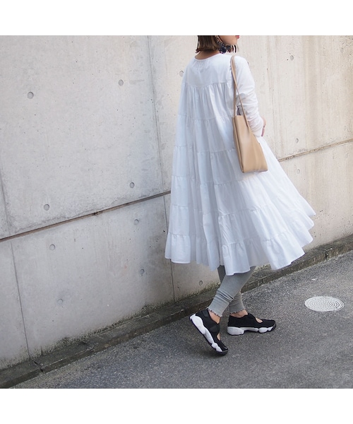 no brand（ノーブランド）の「フェアリーコットンミディOne-Piece(ティアード6段)（ワンピース・レディース・その他）」の10枚目の写真