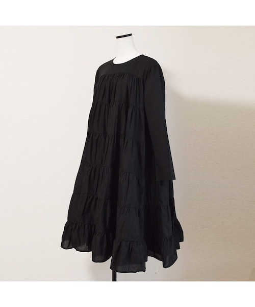 no brand（ノーブランド）の「フェアリーコットンミディOne-Piece(ティアード6段)（ワンピース・レディース・その他）」の15枚目の写真