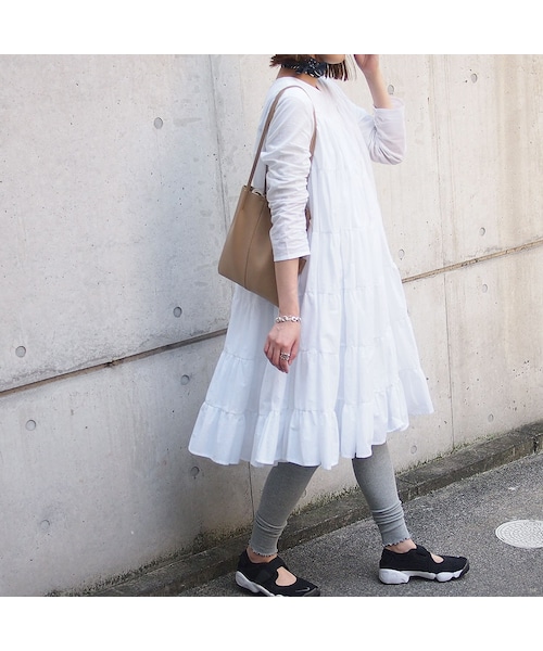 no brand（ノーブランド）の「フェアリーコットンミディOne-Piece(ティアード6段)（ワンピース・レディース・その他）」の8枚目の写真