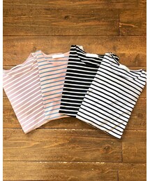 chocomee | ボーダーカットソー(Tシャツ/カットソー)