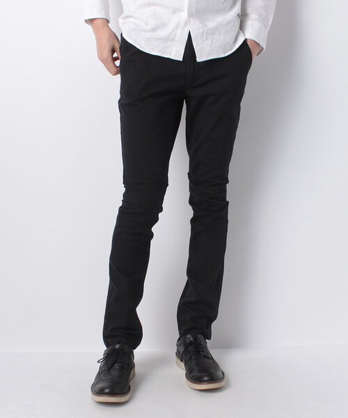 MORGAN HOMME（モルガンオム）の「スラムスリムパンツ（983P40）（パンツ・メンズ・ピンク/パープル/ブラック・M/L/S）」の2枚目の写真