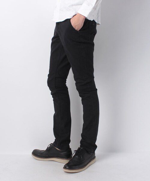 MORGAN HOMME（モルガンオム）の「スラムスリムパンツ（983P40）（パンツ・メンズ・ピンク/パープル/ブラック・M/L/S）」の4枚目の写真