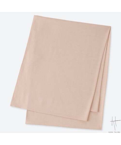 UNIQLO（ユニクロ）の「ストール（ストール/ショール・レディース・BROWN 34/PINK 10/GREEN 53/BLACK 09・フリー）」の4枚目の写真