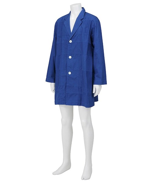 Ne-net（ネネット）の「ネ・ネット / メンズ ステッチボーダー / コート（ジャケット/アウター・メンズ・white(01)/green(10)/blue(12)・03）」の7枚目の写真