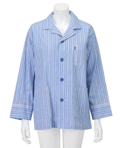 Ne-net（ネネット）の「ネ・ネット / パジャマシャツ / ジャケット（ジャケット/アウター・レディース・light blue(11)/blue(12)/pink(18)・02）」の2枚目の写真