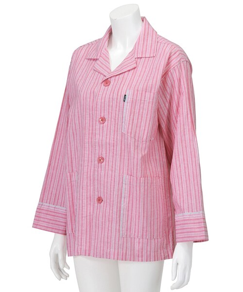 Ne-net（ネネット）の「ネ・ネット / パジャマシャツ / ジャケット（ジャケット/アウター・レディース・light blue(11)/blue(12)/pink(18)・02）」の7枚目の写真